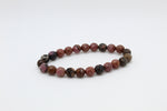 Black Rhodo Chrosite Faceted Bracelet
