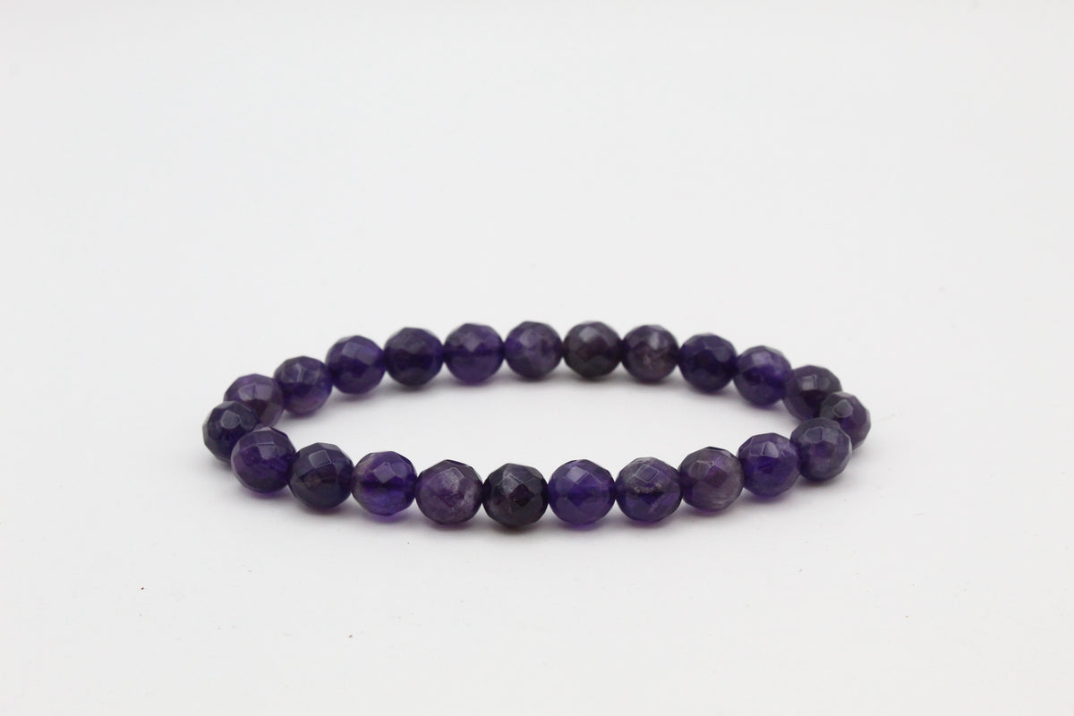 Amethyst Bracelet Faceted