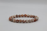 Red Network Jasper Faceted Bracelet