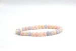 Peach Dyed Round Smooth Bracelet