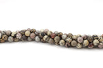 Leopard Skin Jasper Round Smooth 16'' Strand ***