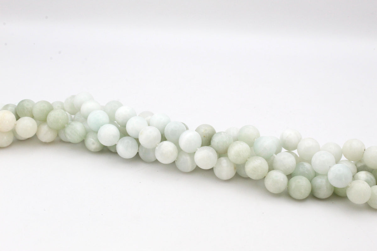 Natural Cat's Eye Round Smooth Gemstone Beads 16'' Strand