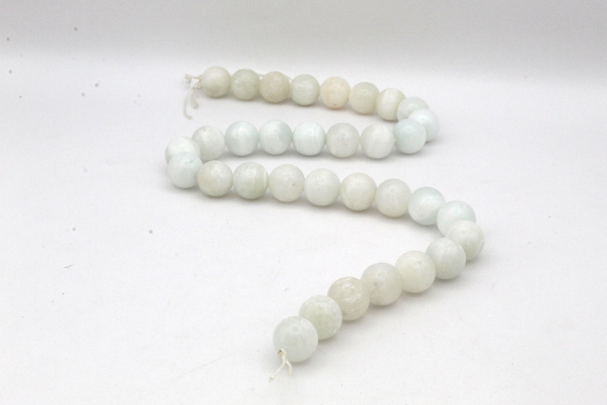 Natural Cat's Eye Round Smooth Gemstone Beads 16'' Strand