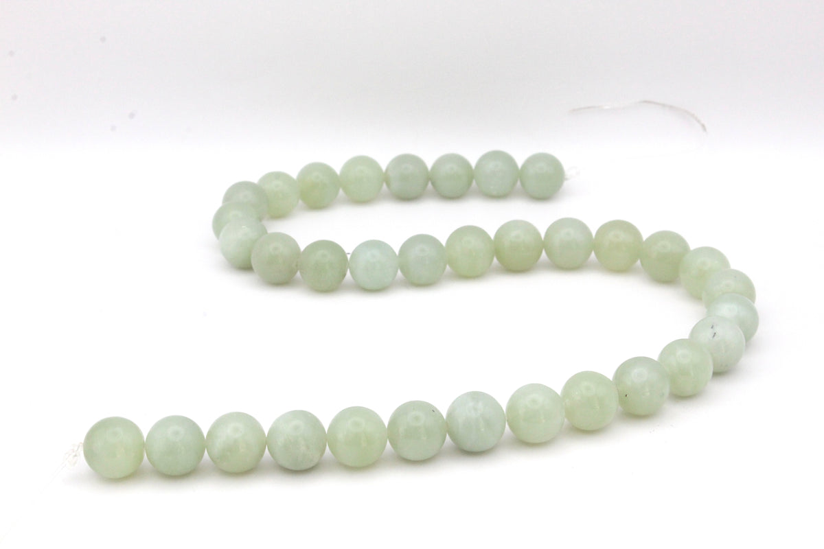 New Jade Round Smooth Gemstone Beads 16'' Strand