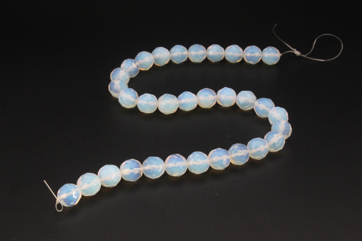 Opalite Round Gemstone Beads 16'' Strand