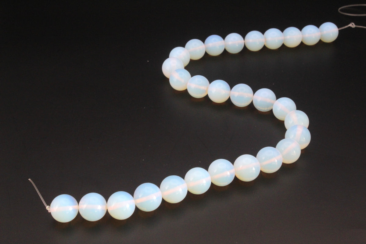 Opalite Round Gemstone Beads 16'' Strand