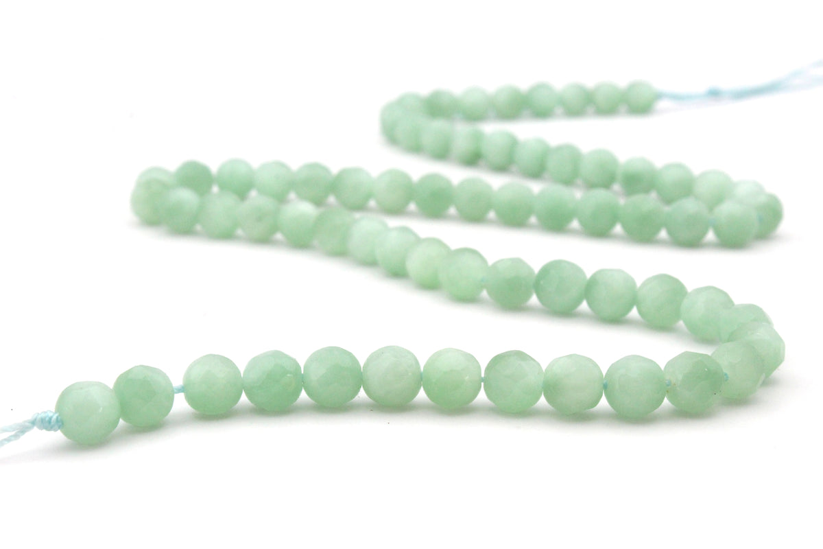 Green Aventurine Round Smooth, 16 inches Strand