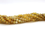 Yellow Opal Round Gemstone Beads 16'' Strand