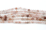 Red Tangerine Quartz, 16 inches strand