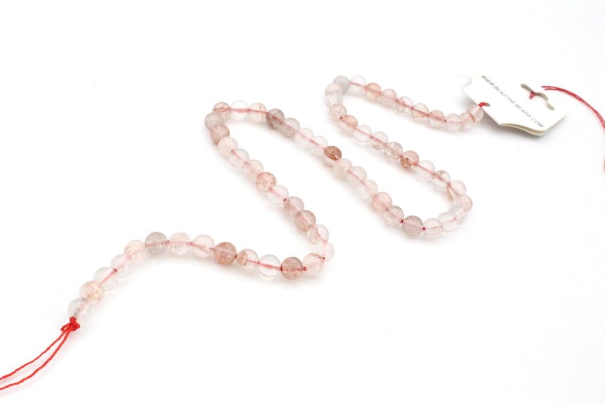 Red Tangerine Quartz, 16 inches strand