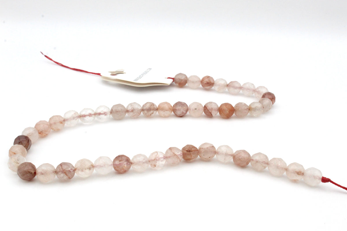 Red Tangerine Quartz, 16 inches strand