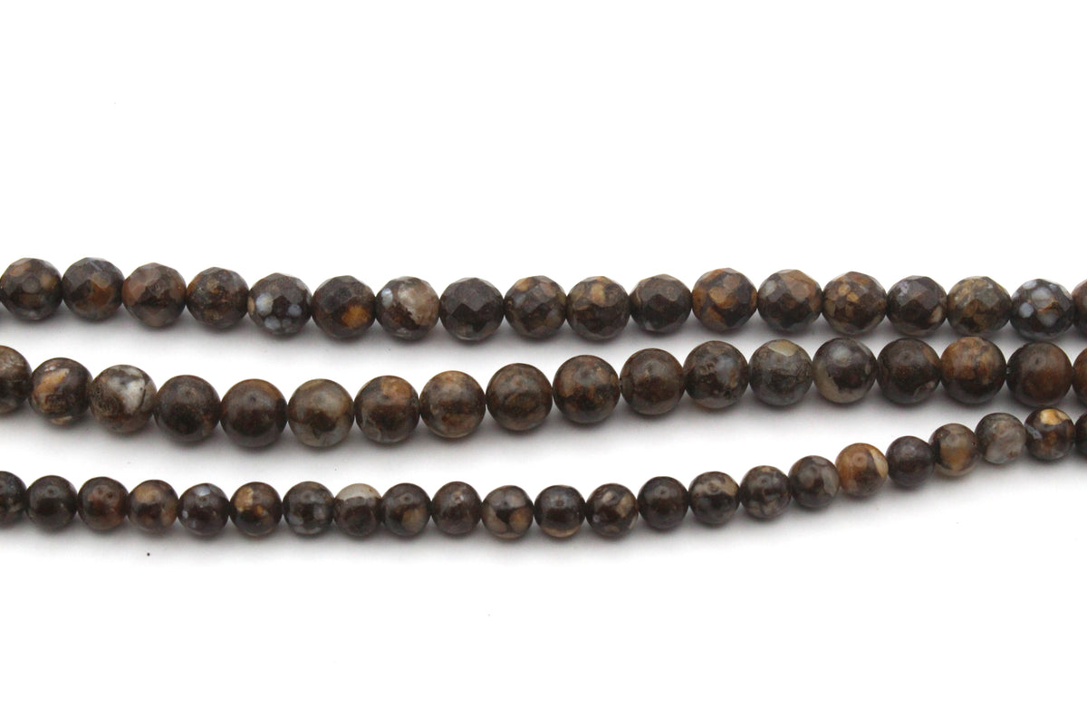 Fire Lace Opal Round, 16 inches Strand