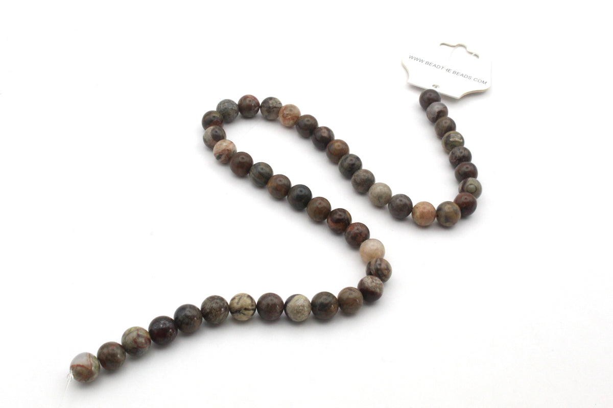 Ocean Jasper Round, 16 inches Strand
