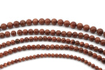 Goldsand Stone Round Gemstone Beads 16" Strand