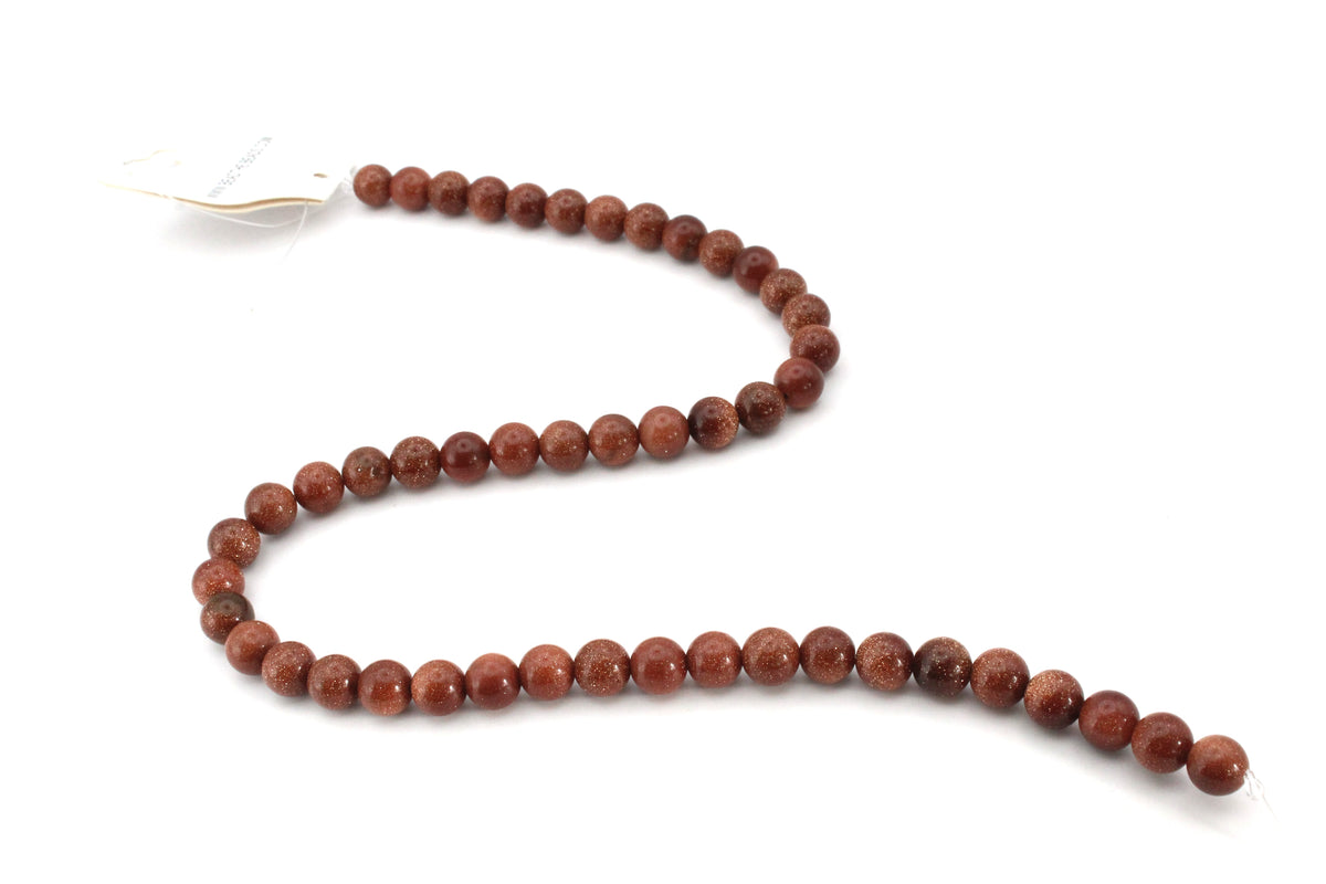 Goldsand Stone Round Gemstone Beads 16" Strand