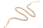 Sunstone Round Gemstone Beads 16" Strand