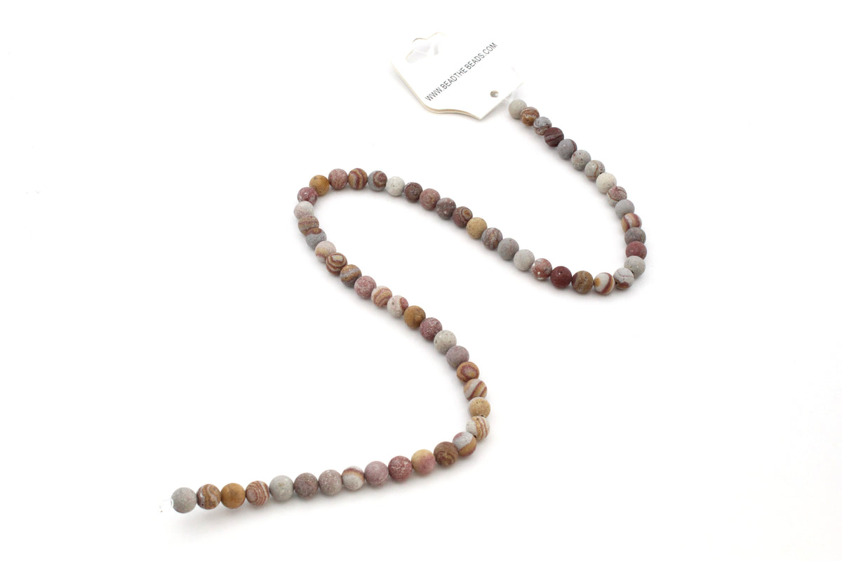 Red Zebra Jasper Round, 16 inches strand