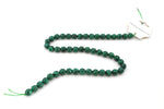 Syn Malachite Round Faceted, 16 inches Strand