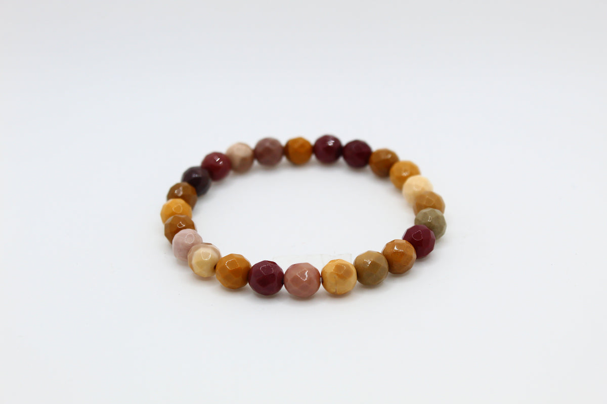 Mookite Jasper Faceted Bracelet