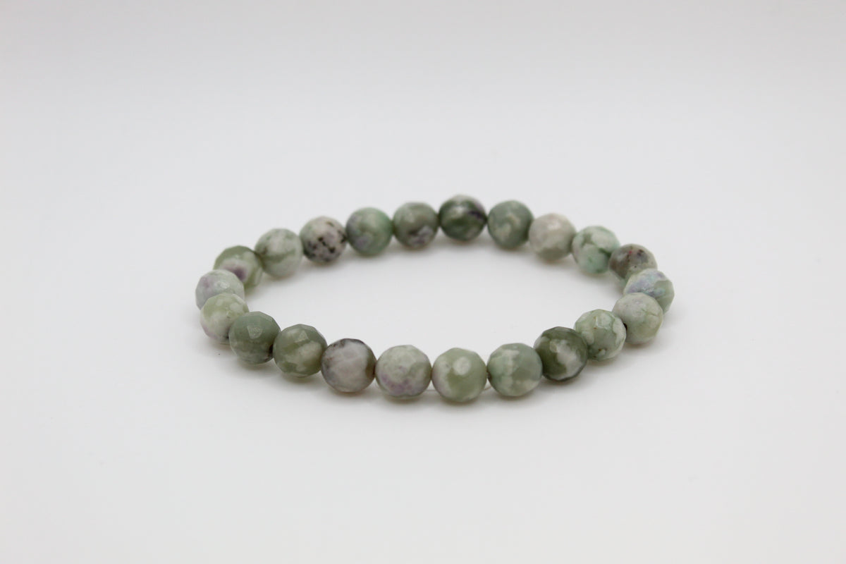 Peace Jade Faceted Bracelet