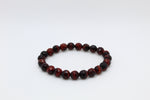 Red Tigers Eye Faceted Bracelet