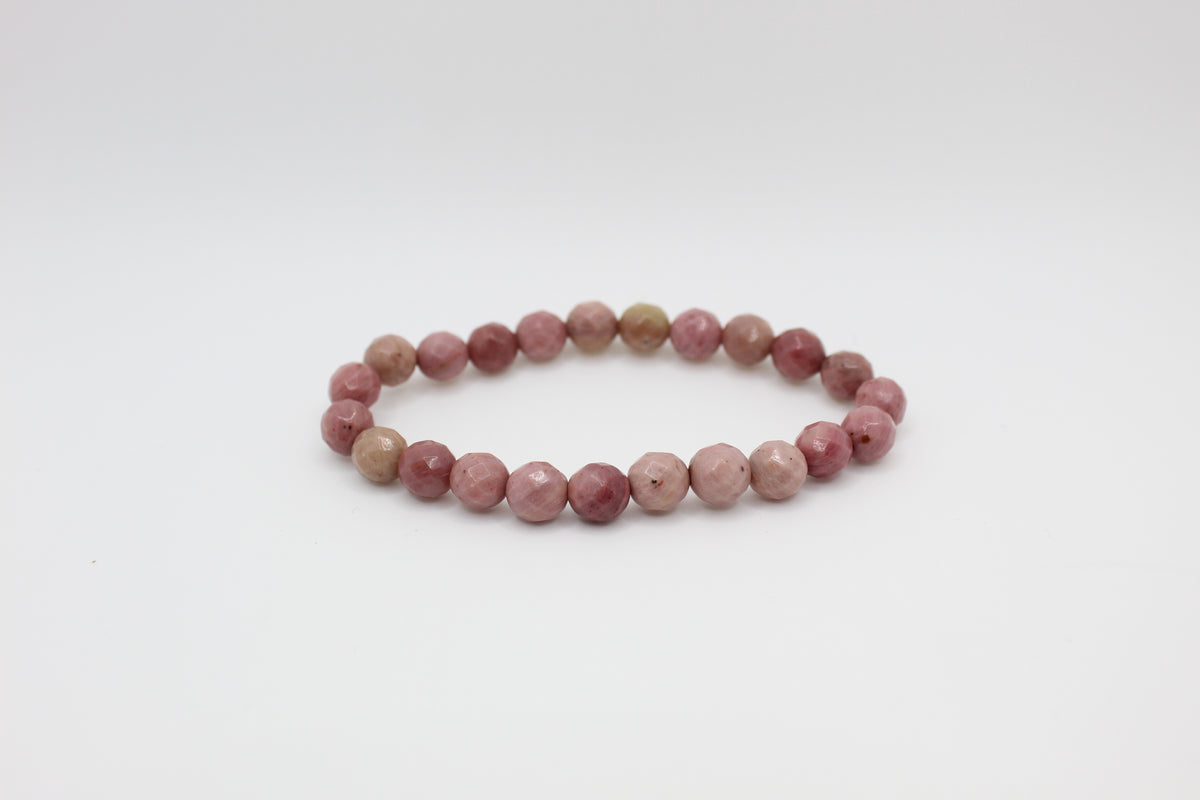 Rhodonite Faceted Bracelet