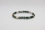 Tree Agate Faceted Bracelet