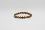 Wood Grain Jasper Faceted Bracelet