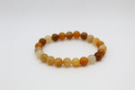 Yellow Jade Smooth Bracelet