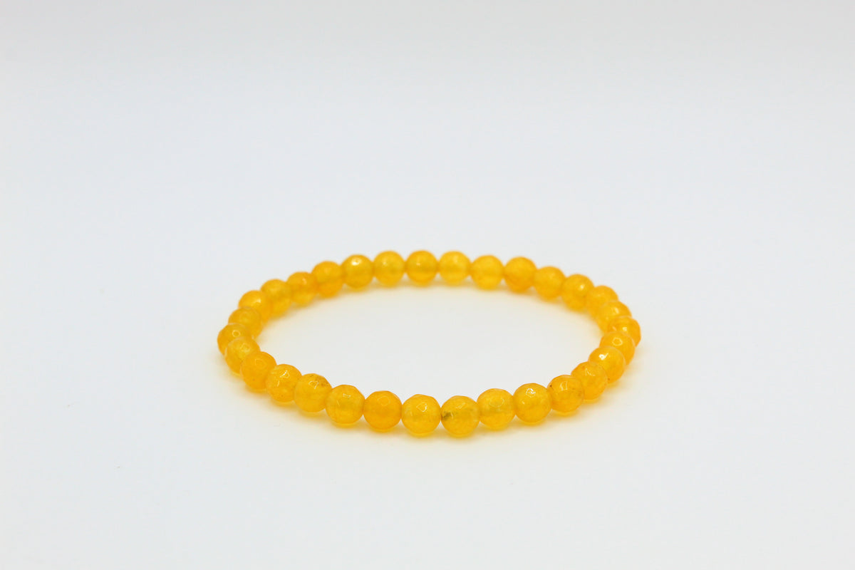 Yellow Quartz Faceted Bracelet
