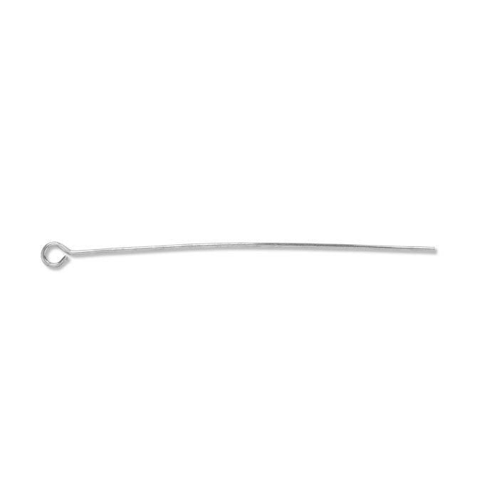 Eye Pin, 1.97 in (50 mm), Silver Plated, 72 pc