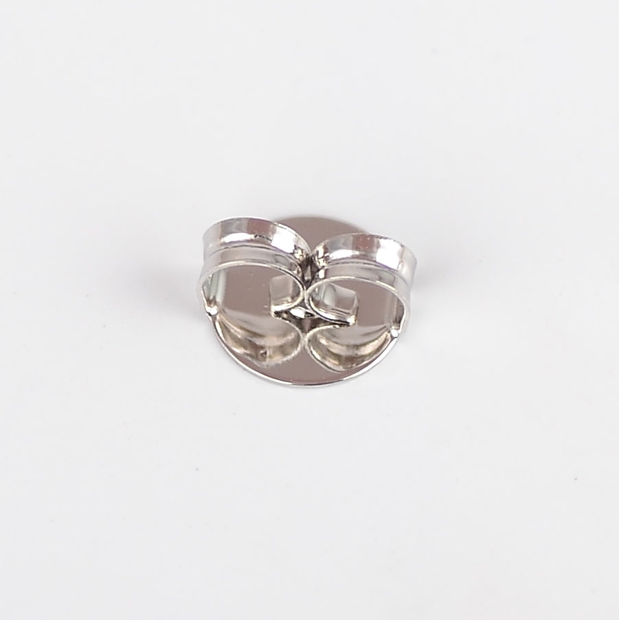 Earnut, Rhodium-plated brass