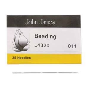 NEEDLES BEADING #11 25/PK (L4320-011)