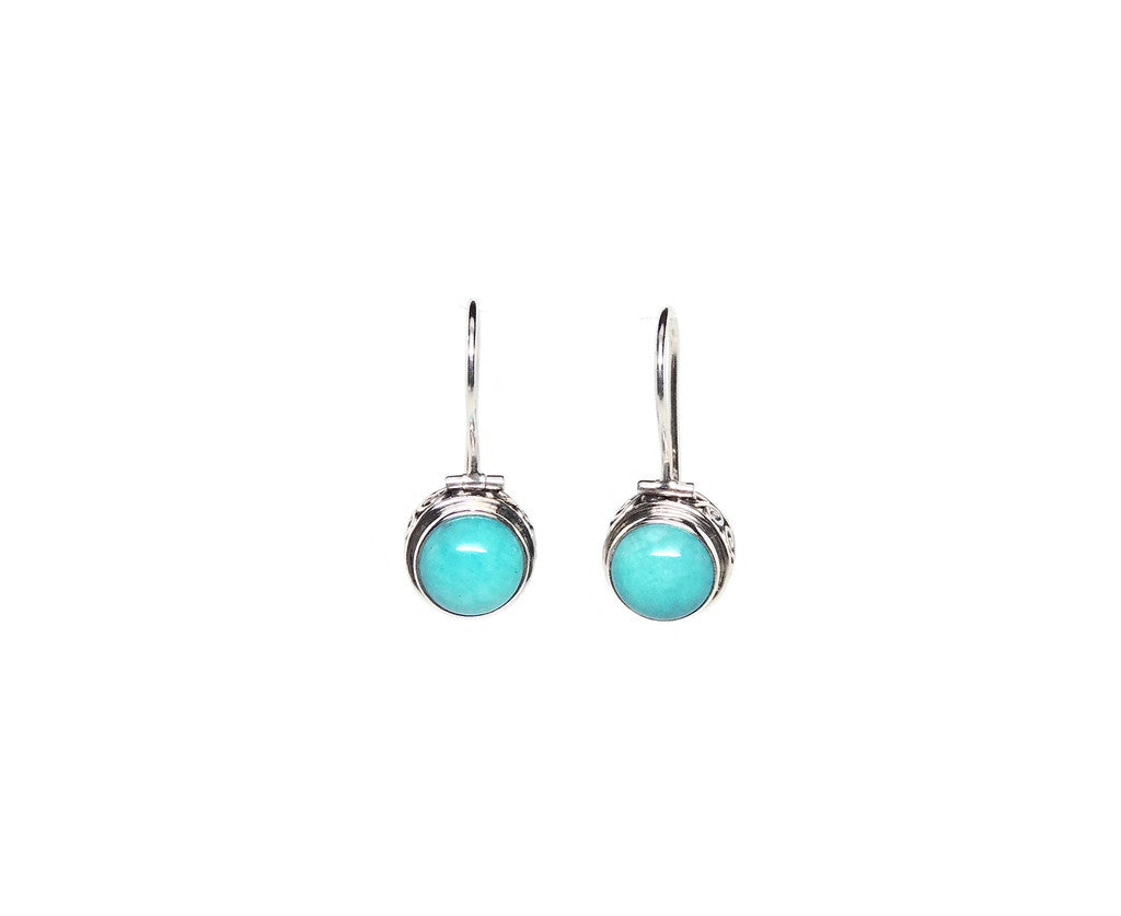 Earring11Amazonite