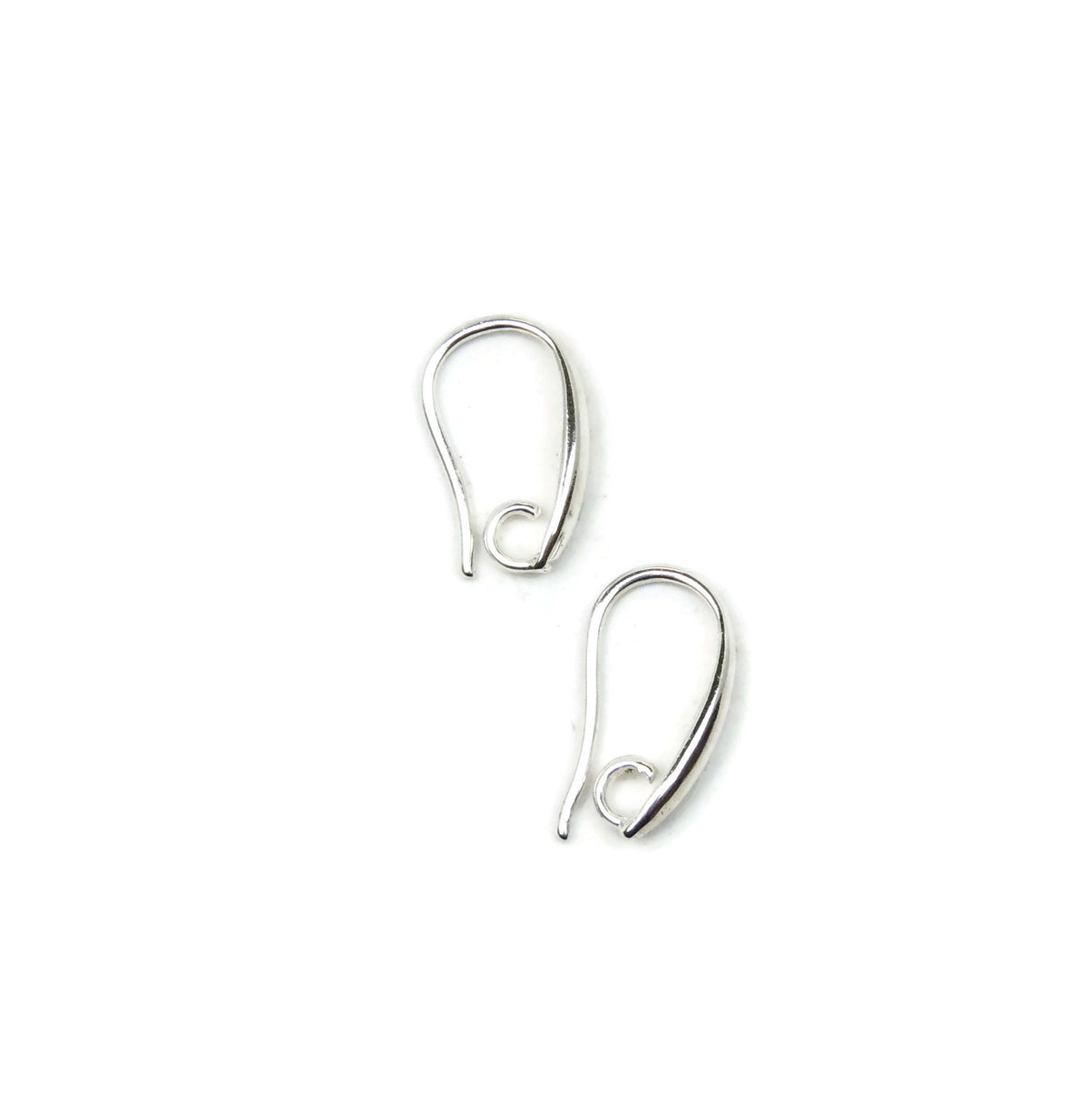 ALMA BEADS Silver Plated Lever Backs 14 mm 10 pcs
