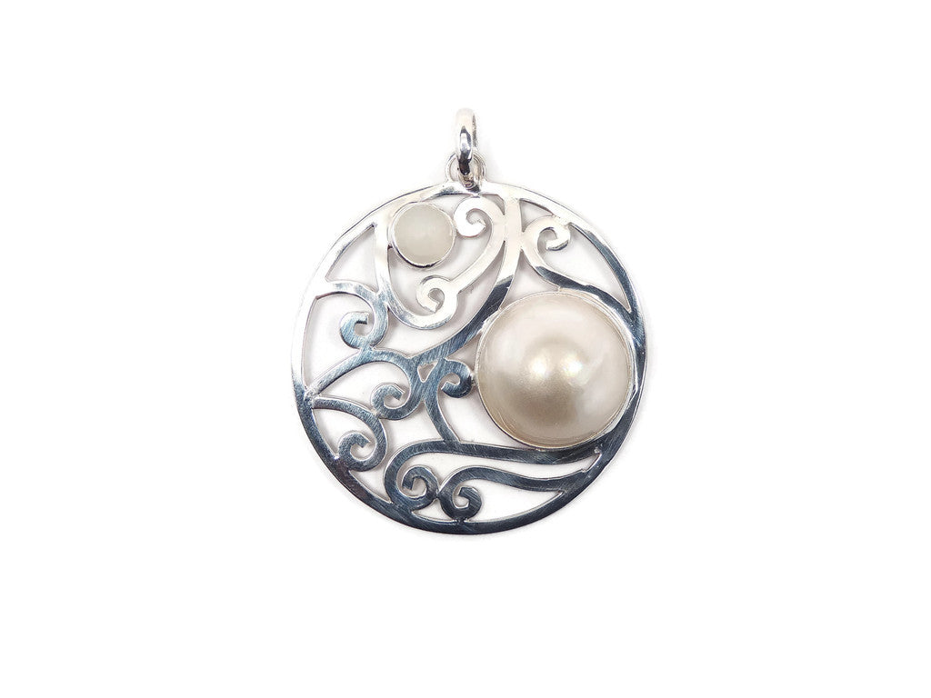 Pendant37MoonstonewhitePearl