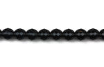 Black Fire Polished Czech Glass Faceted Round Beads 10 mm
