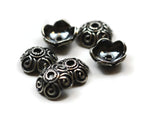Bali Bead Sterling Silver Flower Bead Cap 11 mm