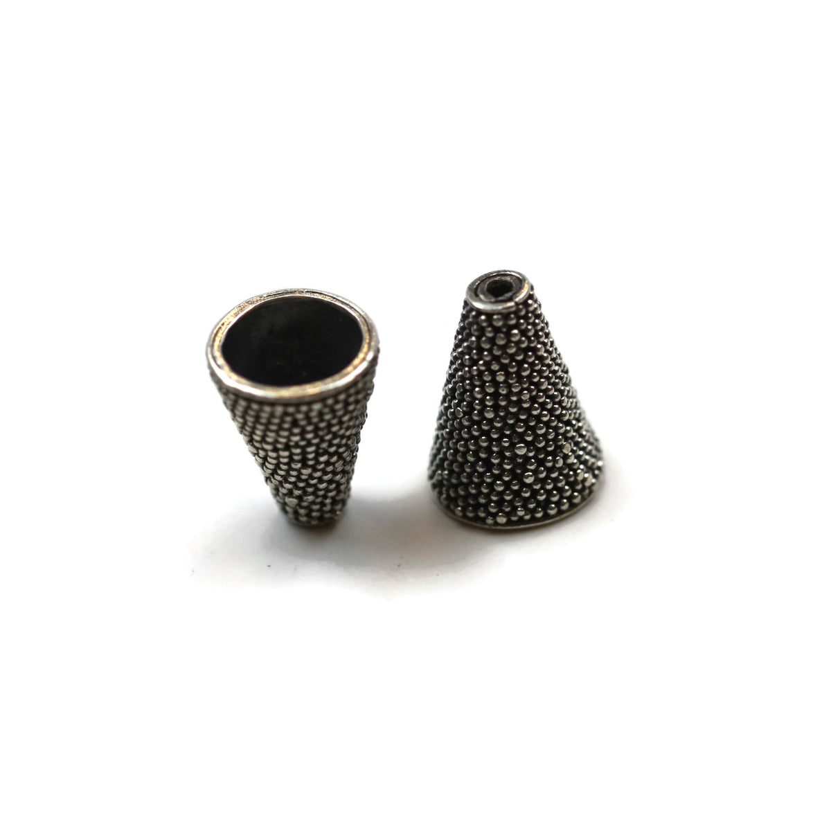 Bali Bead Sterling Silver Bead Cone 13x10 mm