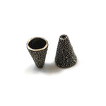 Bali Bead Sterling Silver Bead Cone 13x10 mm