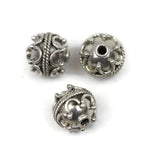 Bali Bead Sterling Silver Round Bead 10 mm