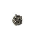 Bali Bead Sterling Silver Round Bead 9.5 x 11 mm