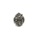 Bali Bead Sterling Silver Round Bead 9.5 x 11 mm