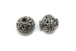Bali Bead Sterling Silver Round Spacer Bead 8mm