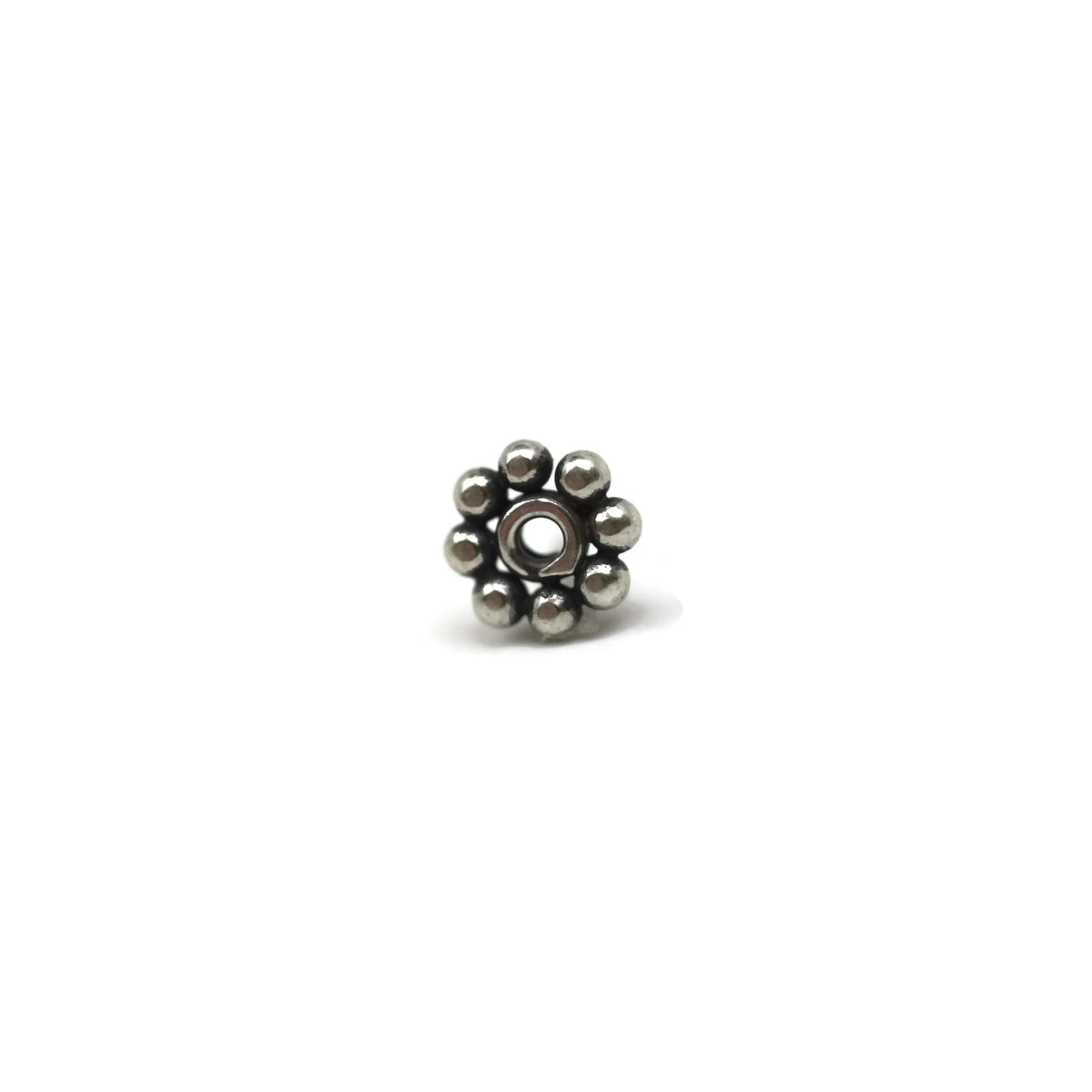 Bali Bead Handmade Sterling Silver Round Bead 3.5 x .5mm