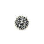Bali Bead Sterling Silver Sun Daisy Spacer Bead 1 x 8 mm