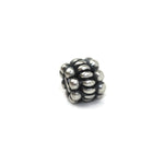 Bali Bead Sterling Silver Granules Spacer Bead 4 x 6 mm