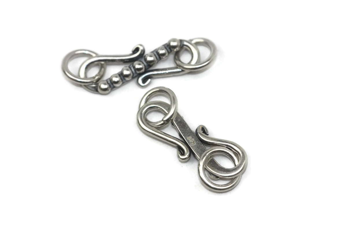 Bali Antique Sterling Silver S-hook 25 x 9mm