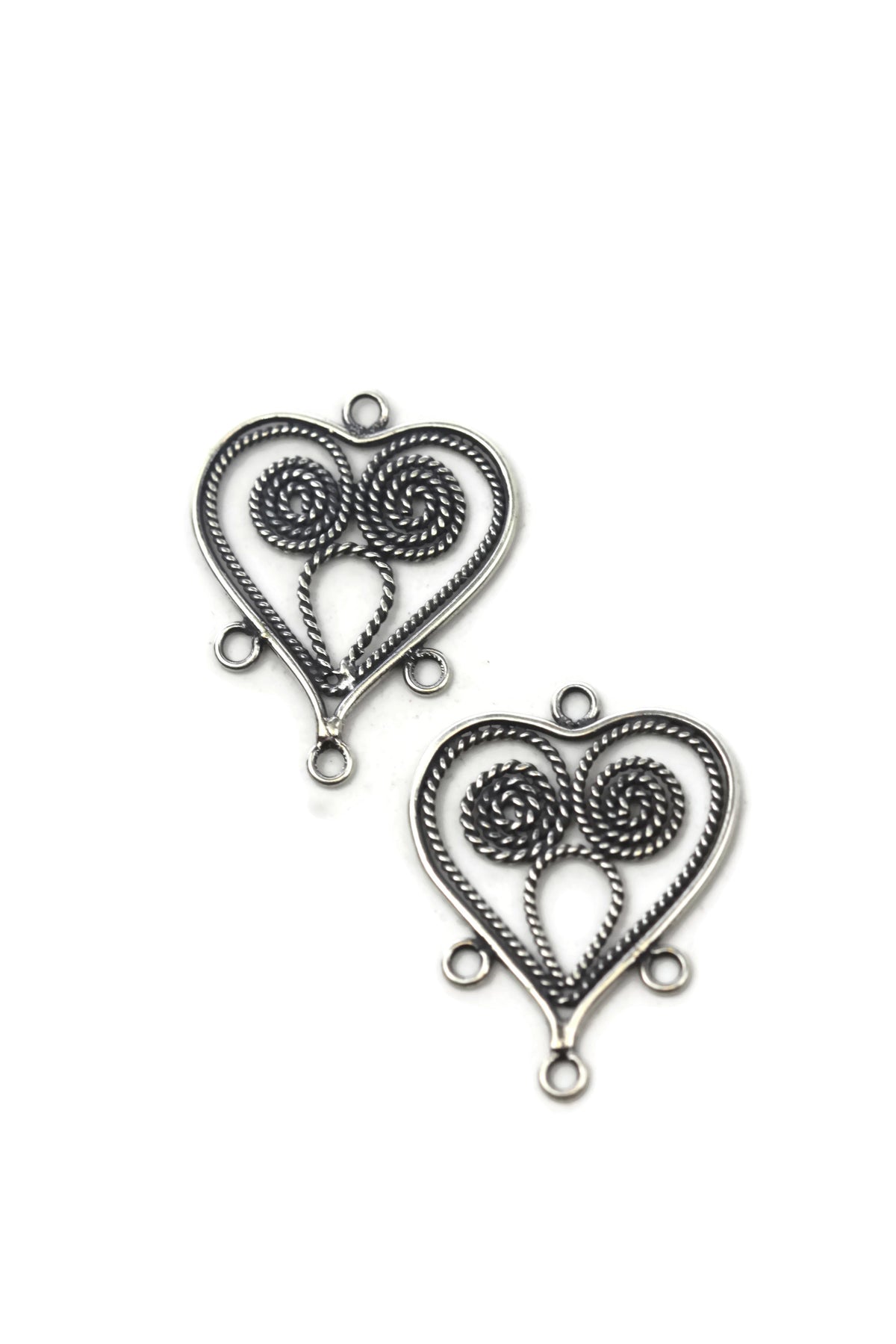 Bali Antique Sterling Silver Chandelier Link 24 x 19mm