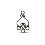 Bali Antique Sterling Silver Chandelier Link 23.5 x 13.5mm